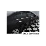 ŞüsCarOto Aksesuar Honda Civic 2006-2011 Sedan Krom Cam Çıtası 4 Kapı 6 Parça P.çelik