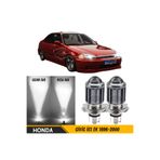 ŞüsCarOto Aksesuar Honda Civic İES EK 1996-2000 Uyumlu Mercekli Far Ampulü Led Xenon Beyaz Şimşek Etkili Led Uzun Kısa