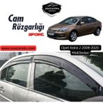 ŞüsCarOto Aksesuar Opel Astra J Hb & Sedan 2009-2020 Uyumlu Mugen Cam Rüzgarlığı Seti Piano Black 4'lü