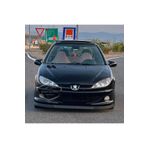 ŞüsCarOto Aksesuar Peugeot 206 206+ 1998-2012 Uyumlu Astra H lip Esnek Ön Lip 2 Parça Tampon Altı Dil Karlık Ön Ek