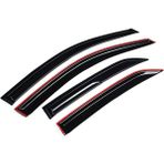 ŞüsCarOto Aksesuar Renault 19 Europa 1994-2001 Uyumlu Mugen Cam Rüzgarlığı Seti Piano Black 4'lü Ithal