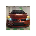 ŞüsCarOto Aksesuar Renault Clio 2 Symbol Hb&Sedan 1998-2008 Uyumlu Üniversal H lip Esnek Ön Lip 2 Parça Karlık Ön Ek