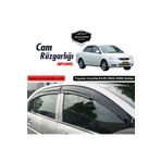 ŞüsCarOto Aksesuar Toyota Corolla E120 2002-2006 Sedan Uyumlu Mugen Cam Rüzgarlığı Seti Piano Black 4'lü İthal