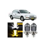 ŞüsCarOto Aksesuar Toyota Corolla Efsane Kasa 1991-1998 Uyumlu Mercekli Far Ampulü Led Xenon Sarı-Beyaz Şimşek Etkili