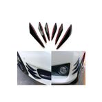 ŞüsCarOto Üniversal Esnek Spor Tampon Bıçağı Piano Black Sağ Sol 6 Adet