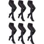 Süsen Lingerie 6 Lı Siyah Kız Çocuk Okul Külotlu Çorabı, 50 Micro Kız Çorabı, Kız Çocuk Çorabı - 11 - 13 Yaş - 01-Siyah