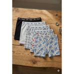 Süsen Lingerie Karışık Gri,siyah,asorti Renk Çocuk Boxer,pamuklu Günlük Çocuk Boxer - 9 - 10 Yaş