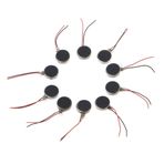 SUSHUN 10x DC 3V 70mA 12000 ± 2500RPM Telefon Para Düz Titreşimli Titreşim Motoru