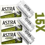 Susicit Astra Superior Premium Platinum Çift Kenarlı Güvenlik Tıraş Bıçağı, 5 Adet (3'lü Paket)
