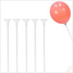 SüSLe Bebek ve Parti 40cm Balon Çubuğu Ve Takma Aparatı Seti, Balon Hariç - 5 Set Çok Renkli