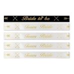 SüSLe Bebek ve Parti Bride To Be Team Bride Bieklik, 5 Adet - Altın