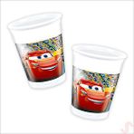 SüSLe Bebek ve Parti Cars 3, Plastik Bardak - 8 Adet Çok Renkli