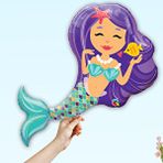 SüSLe Bebek ve Parti Deniz Kızı Folyo Balon - 75 Cm X 55 Cm