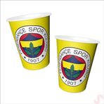SüSLe Bebek ve Parti Fenerbahçe Sk Karton Bardak - 8 Adet