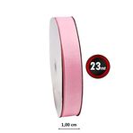 SüSLe Bebek ve Parti Grogren Kurdele, 1,0 cm x 23 mt - Renk Seçenekli - PEMBE