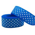 SüSLe Bebek ve Parti Grogren Kurdele, 2,5 cm x 23 mt - Renk Seçenekli Puanlı - MAVİ