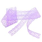 SüSLe Bebek ve Parti Güpür Dantel Kurdele, 4 cm x 1 mt, Renk Seçenekli - MOR