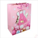SüSLe Bebek ve Parti Karton Çanta, Etek Model Pembe 23 X 18 X 10 Cm - 1 Adet