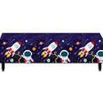 SüSLe Bebek ve Parti Kozmik Galaksi Uzay Temalı Masa Örtüsü - 120cm X 180cm Çok Renkli