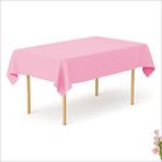 SüSLe Bebek ve Parti Masa Örtüsü 137cm X 270cm - Pembe Çok Renkli