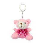 SüSLe Bebek ve Parti Pelüş Ayıcık Anahtarlık, 6,5 cm x 6,5 cm - Pembe