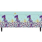 SüSLe Bebek ve Parti Pırıltılı Deniz Kızı Masa Örtüsü - 120cm X 180cm Çok Renkli