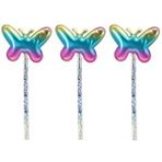 SüSLe Bebek ve Parti Rainbow Kelebek Kurşun Kalem Çok Renkli