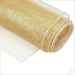 SüSLe Bebek ve Parti Simli Örgü File Rulo Tül, 73 Cm X 8 Mt - Altın Çok Renkli
