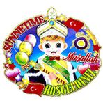 SüSLe Bebek ve Parti Sünnet Süsü Çok Renkli
