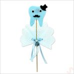SüSLe Bebek ve Parti Süslü Ve Çubuklu Diş Magnet, 27cmx 6,5cm - Mavi, 1 Adet