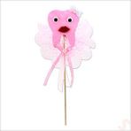 SüSLe Bebek ve Parti Süslü Ve Çubuklu Diş Magnet, 27cmx 6,5cm - Pembe, 1 Adet Çok Renkli