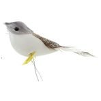 SüSLe Bebek ve Parti Tüylü Yapay Kuş, 7,50 cm - 1 Adet NATURAL