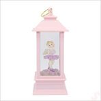 SüSLe Bebek ve Parti Uçuşan Simli,12,5cm X 5cm Led Işıklı Balerin Fener Küre - D Çok Renkli