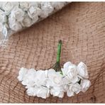 Süsleme Için Beyaz Kağıt Çiçek, Nikah Şekeri Çiçeği, Kağıt Gül
