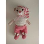 Süslü Ayıcık Amigurumi Organik Oyuncak