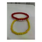 süslühome GS0045 Taraftar Galatasaray Çift Bileklik Hediyelik Taraftar 2 Li Kombin Bileklik Seti Unisex