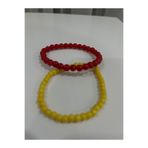 süslühome Taraftar Galatasaray Çift Bileklik Hediyelik Taraftar 2 li Kombin Bileklik seti Unisex