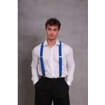 SuspenderS Saks Mavisi Erkek Pantolon Askısı