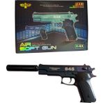 Susturuculu Metal Boncuk Atan 30CM Tabanca + 20 Paket Boncuk - Renkli