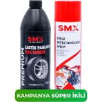 Susuz Motor Temizleme Spreyi 500 Ml+ Lastik Parlatıcı 750 ml