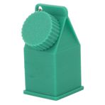 Süt Karton Kutusu Anahtarlık, geniş iç Mekan, PVC Malzemesi Ile Taşınabilir Hafif Depolama çantası, Ev Seyahati Için Ideal (GREEN)