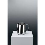 Süt köpürtme kötü Paslanmaz Çelik Süt Potu, 350ml Kapasiteli, Ölçekli, Parlak Krom Finish, Espresso için