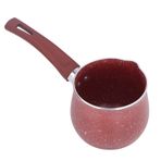 Süt Tenceresi, Süt tavası Mini Süt tavası Alüminyum Alaşımlı Yapışmaz Haşlanma Tek Kolu Kahve Isıtıcı Kaynatma Kazanı Mini Pot CookingRed (kırmızı)