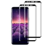 SuTe Samsung Galaxy S8 Plus için kırılmaz cam koruyucu folyo, 3D tam kaplama, kırılmaz cam folyo, ultra net, çizilmez, yağ tutmaz, ekran koruyucu folyo, Samsung S8 Plus [2 adet]