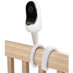 SUTINE Nanit Pro Akıllı Bebek Monitörü ve Esnek Stand için Bebek Monitörü Montajı, 1/4 Vidalı Montajlı Kameralar için, 17 inç Esnek Uzun Kaz Boyun Kol Bebek Kamera Tutucu Standı Aletsiz, Beyaz