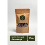 Sütlü Çikolatalı Üzüm Draje - Doğal Kuru Üzüm 250GR - 250 gr