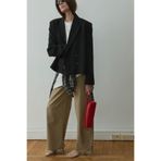 SUUD Collection Ash Kruvaze Blazer Ceket, 36, 418136922, Siyah, Kadın