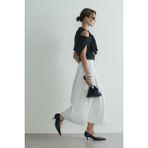 Suud Collection Beyaz Lade Balon Etek - 40