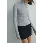 SUUD Collection Boğazlı Tensel Body, 40, TYC9B81D850DD9CB95754AA00, Gri, Kadın