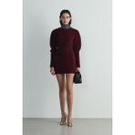 Suud Collection Bordo Lucy Triko Mini Etek - 38